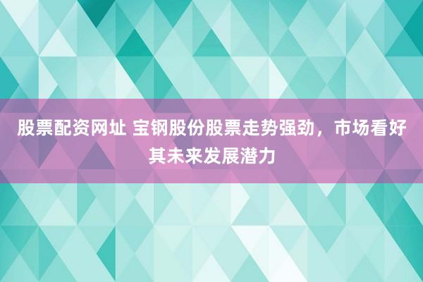 股票配资网址 宝钢股份股票走势强劲，市场看好其未来发展潜力