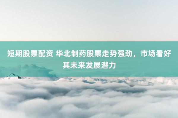 短期股票配资 华北制药股票走势强劲，市场看好其未来发展潜力